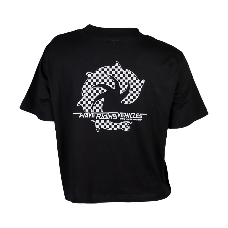 Checker Ladies Crop S/S T-Shirt