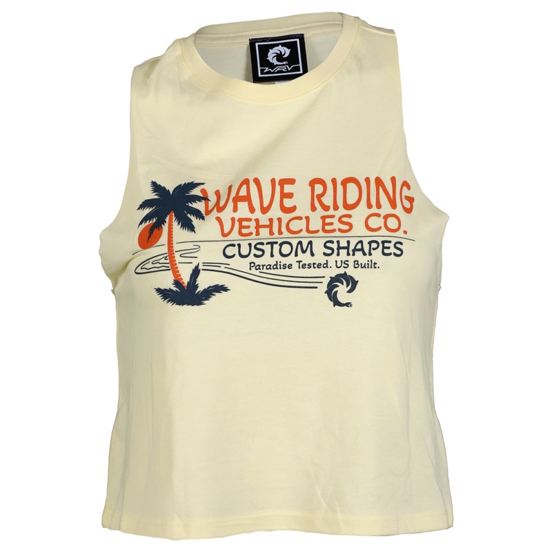 Paradise Ladies Crop Tank Top