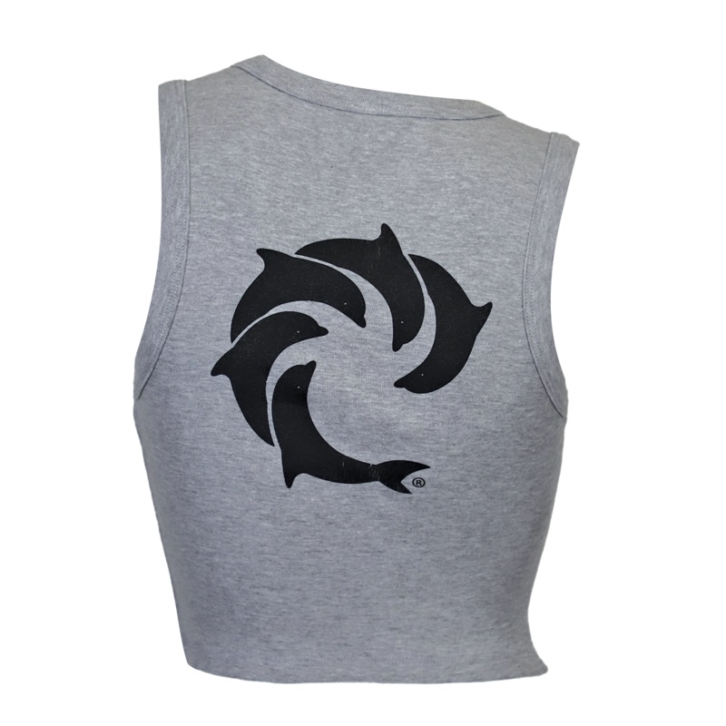 Solid Ladies Crop Tank Top