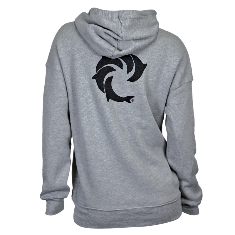 Solid Ladies Zip Hooded Sweatshirt