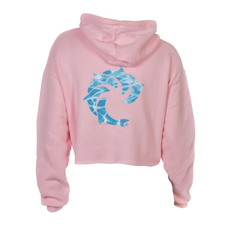 Splash Ladies Crop P/O Hooded Sweatshirt