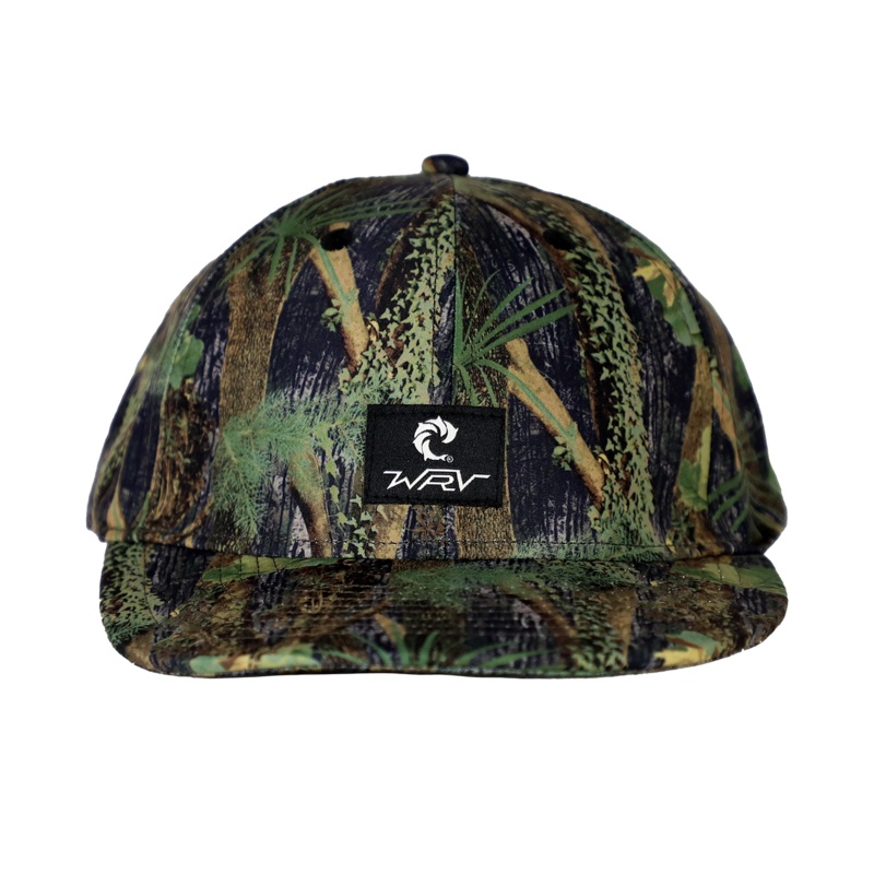 Woodlands Camo Snapback Hat