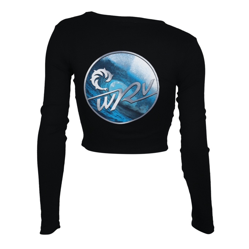 Afternoon Delight Ladies Crop L/S T-Shirt