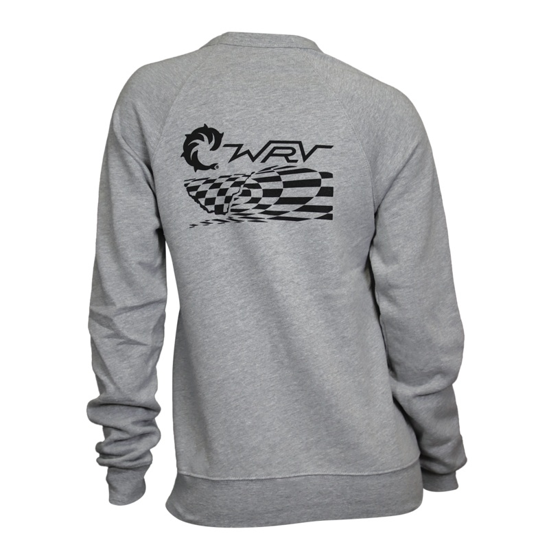 Checker Wave Ladies Crew Sweatshirt