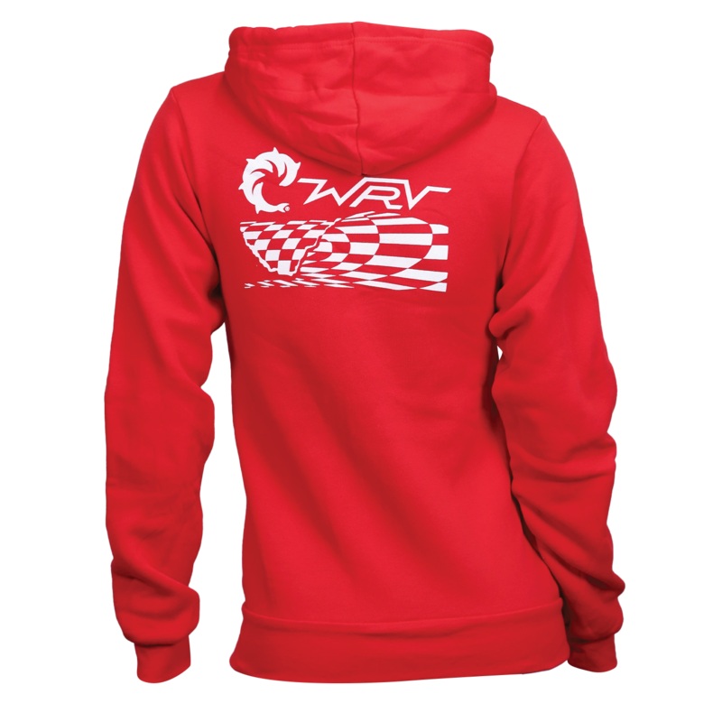 Checker Wave Ladies Zip Hooded Sweatshirt