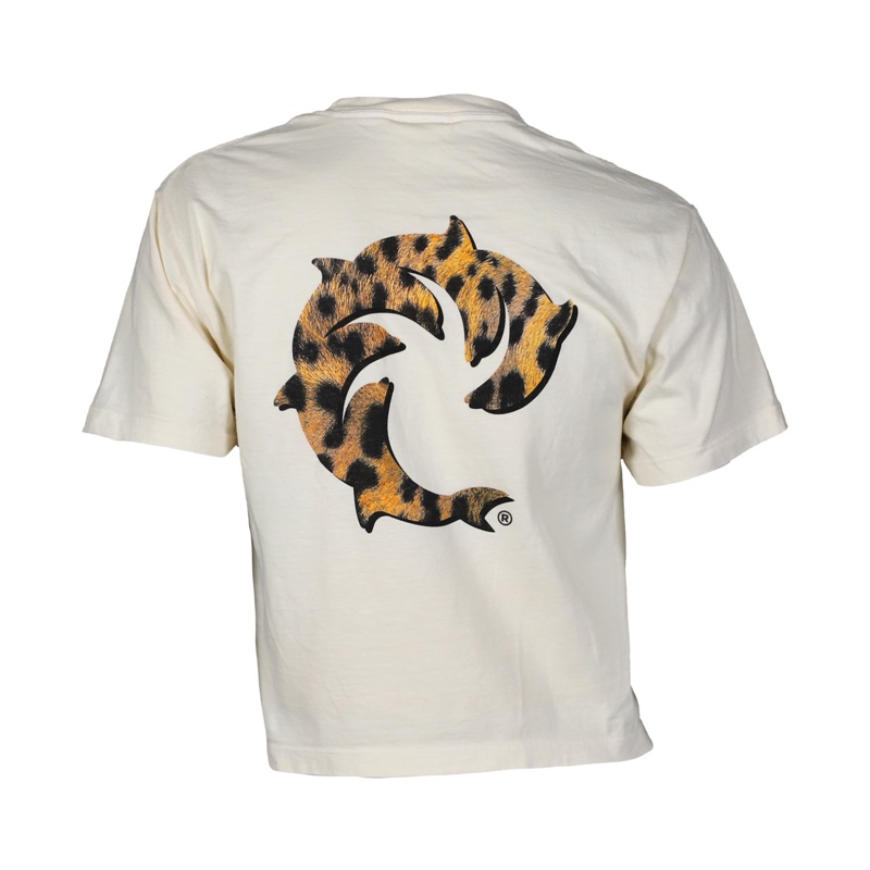 Cheetah Baby Ladies Crop S/S T-Shirt