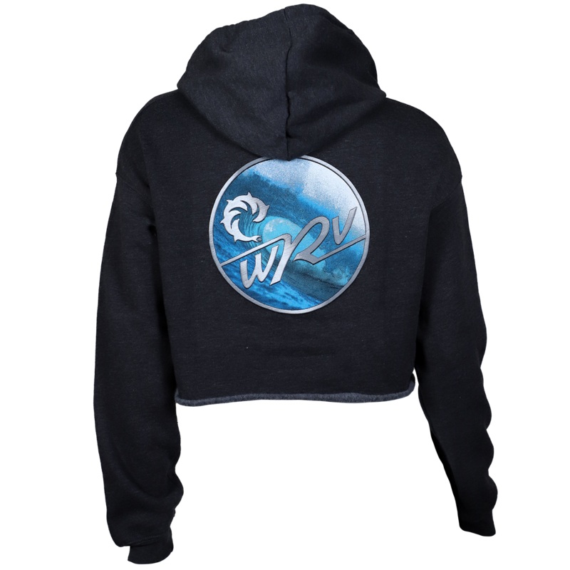 Afternoon Delight Ladies Crop P/O Hooded Sweatshirt
