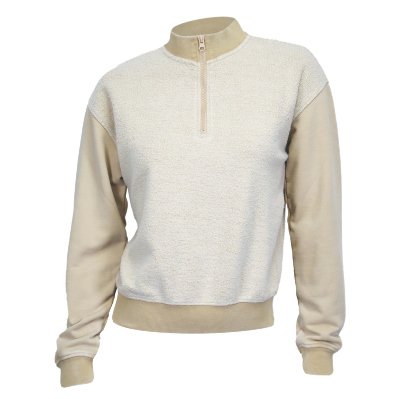 Emma Ladies Half Zip Sweatshirt