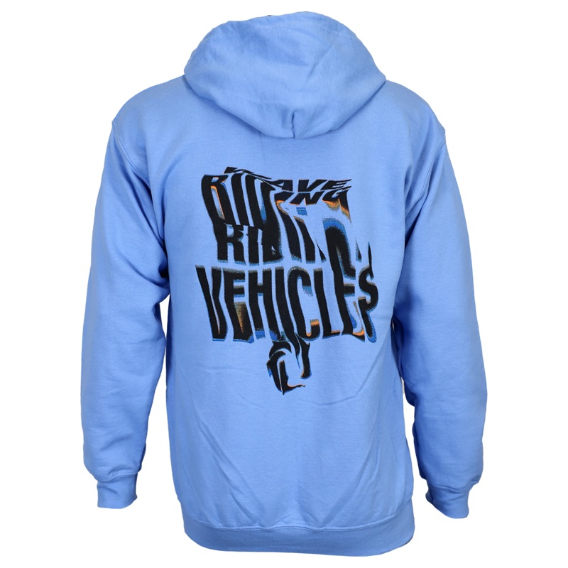 Local Distortion Zip Hooded Sweatshirt