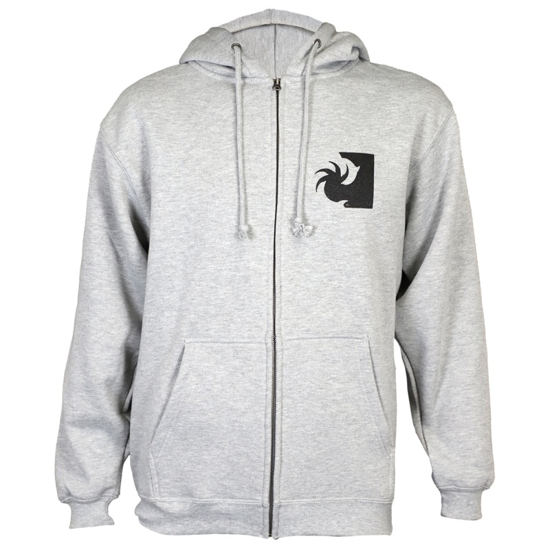 Negative Zip Hooded Sweatshirt