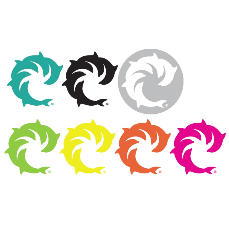 Solid 9" Logo Decal