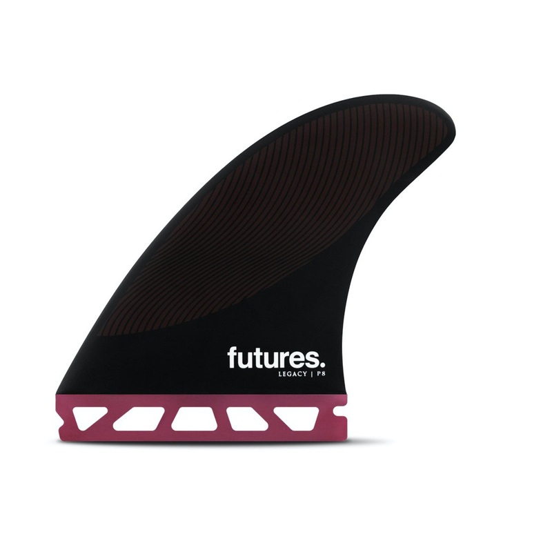 Futures - THRUSTER - Legacy P8 (L) PIVOT BURGUNDY/BLACK