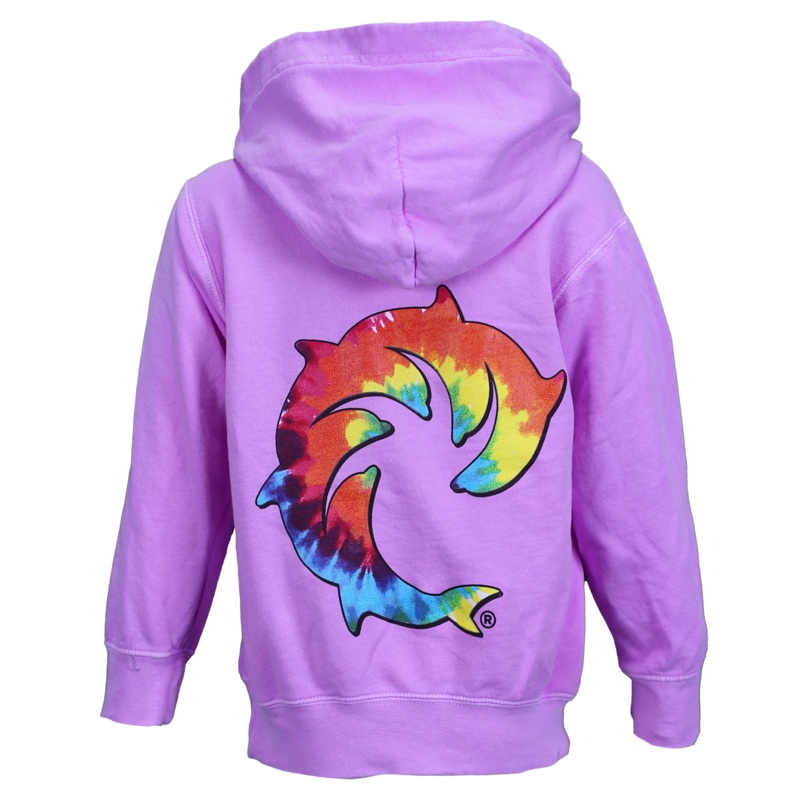 Tie Dye Solid Youth P/O Hooded Sweatshirt