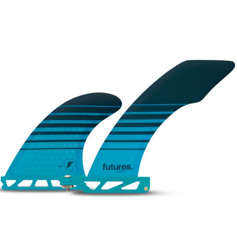 Futures HATCHET 2+1 - Teal stripes