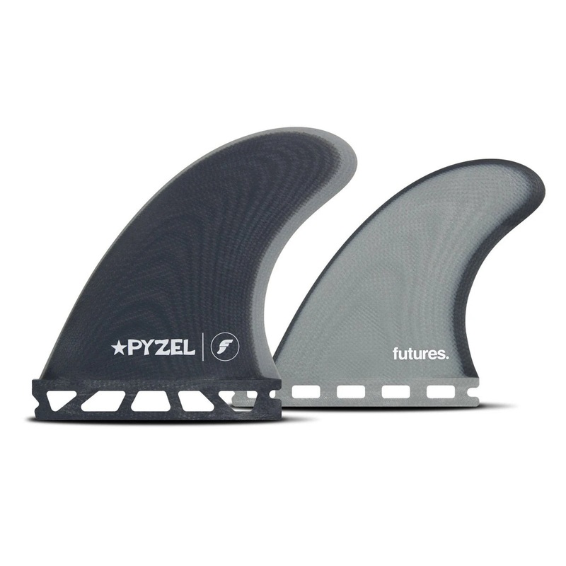 Futures QUAD - Pyzel Padillac Fiberglass Quad CS - Blue/Grey - Medium