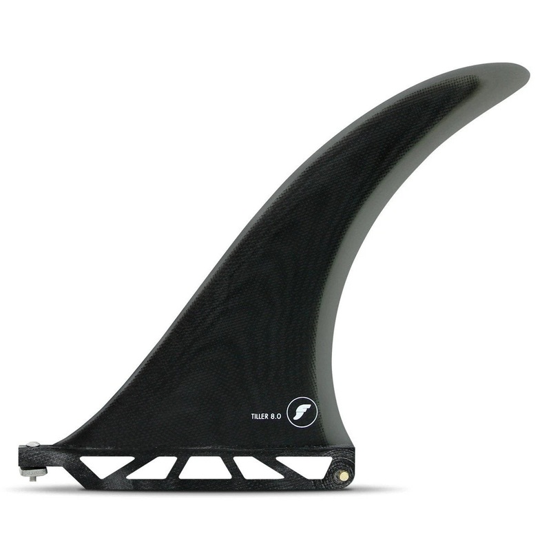 Futures - SINGLE fin - Tiller 10.0 - Solid Black/Smoke single fin