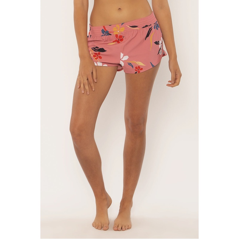 Sisstr - Women's Sweet Sol Pull On Boardshort - Desert Rose/ROS