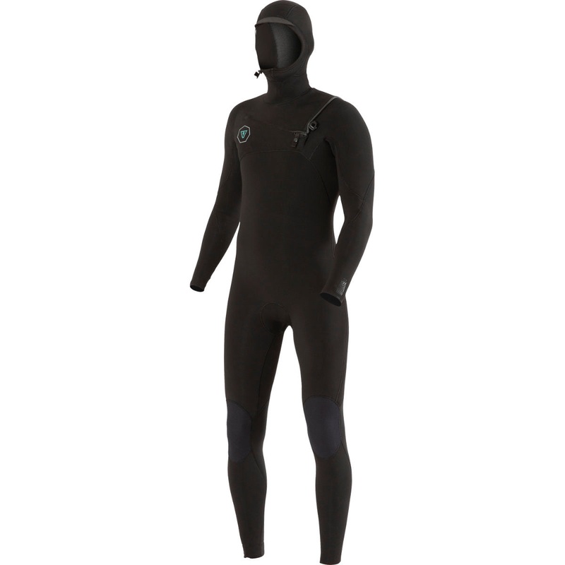 5/4 Mens Vissla 7 Seas Hooded Full Suit - Black