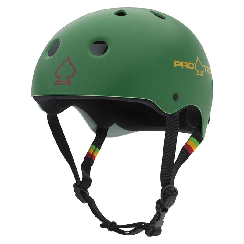 Protective Gear (Skate) - Pro-tec Helmet - Classic Skate - Matte Rasta Green