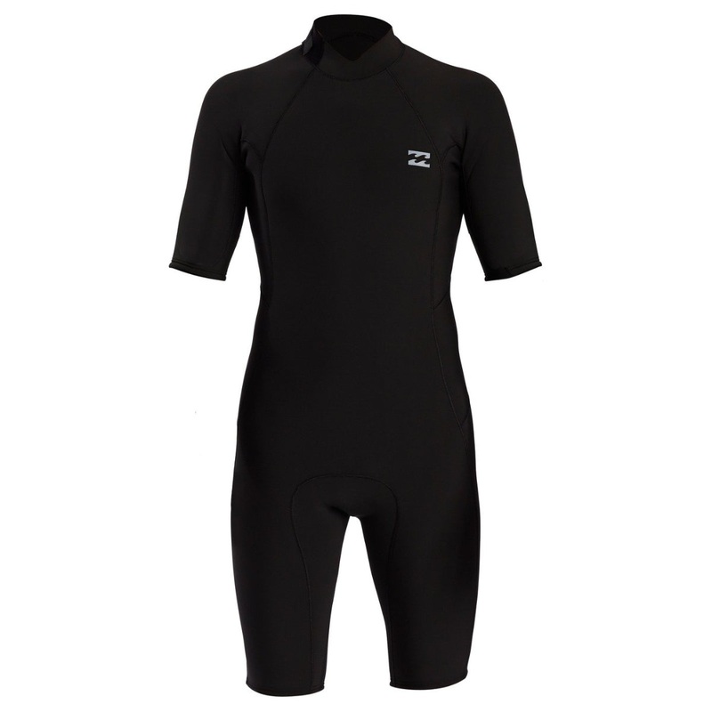 2mm Springsuit Mens Billabong 2/2 Absolute Back Zip Short Sleeve Flatlock