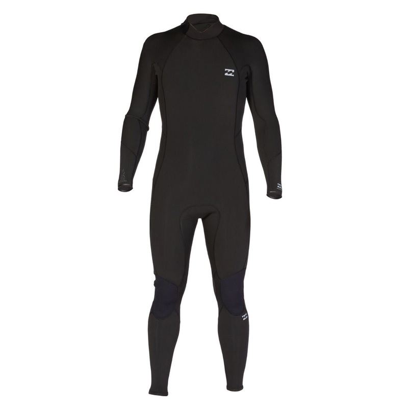 4/3 Mens Billabong Absolute Back Zip Fullsuit Black