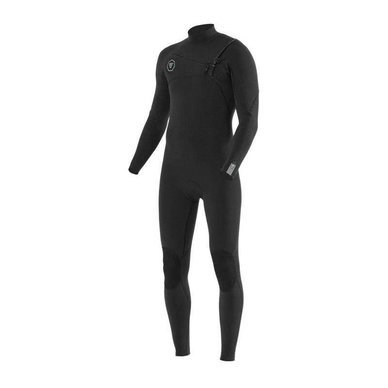 4/3 Mens Vissla 7 Seas FULL Chest Zip - Black