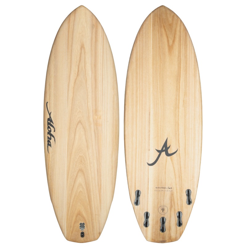 Aloha Black Panda 6'0  Ecoskin Clear - FCS2