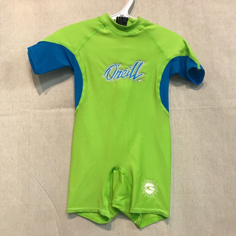 Toddler Boys Rashies O'Neill OZone Spring 4308B - AI3-Lime/Sky/Wht