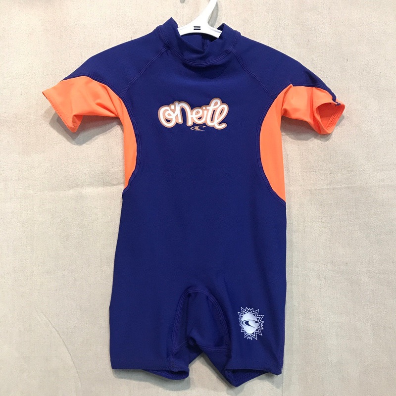 Toddler Girls Rashies O'Neill OZone Spring 4308G - AI4-Cobalt/Papaya/Wht