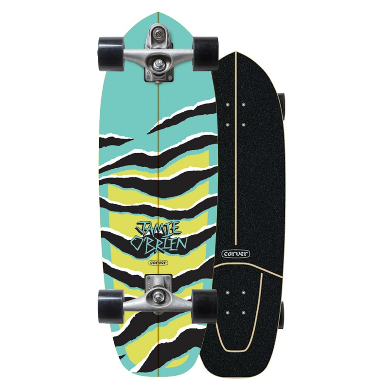 Carver - 31" J.O.B Aqua Tiger Surfskate Complete C7
