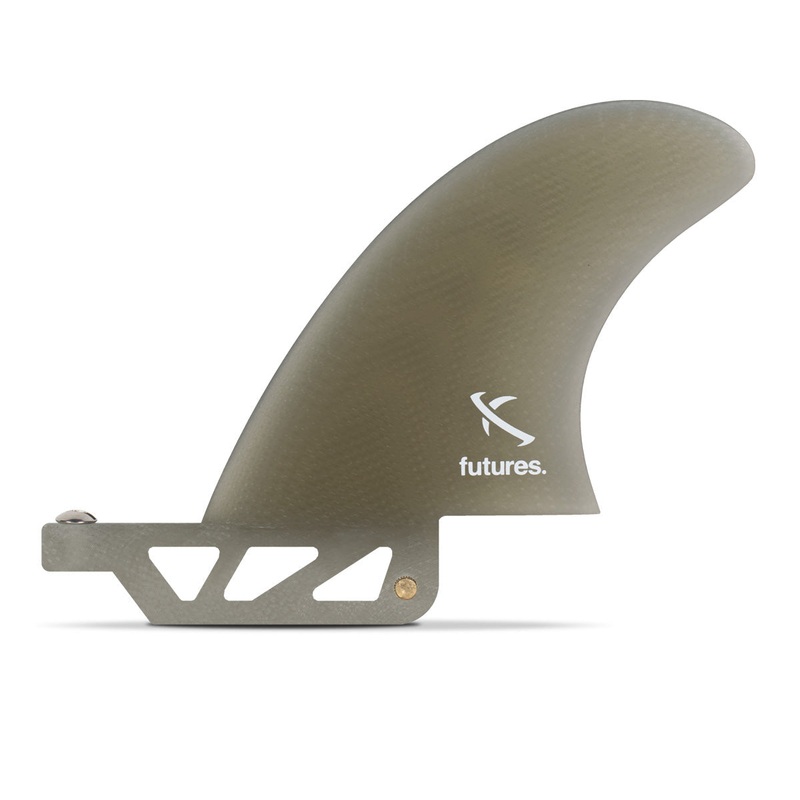 Futures - SINGLE FIN - Lost 3.625 Fiberglass - Smoke