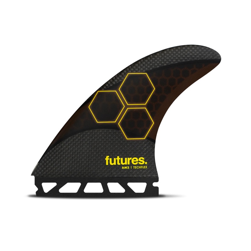 Futures - THRUSTER - AM2 - Techflex - Black/Orange
