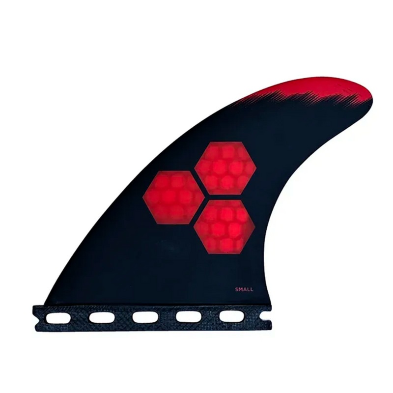 Futures THRUSTER - Channel Islands Fin Set TECH 1, 1 TAB, Red Small