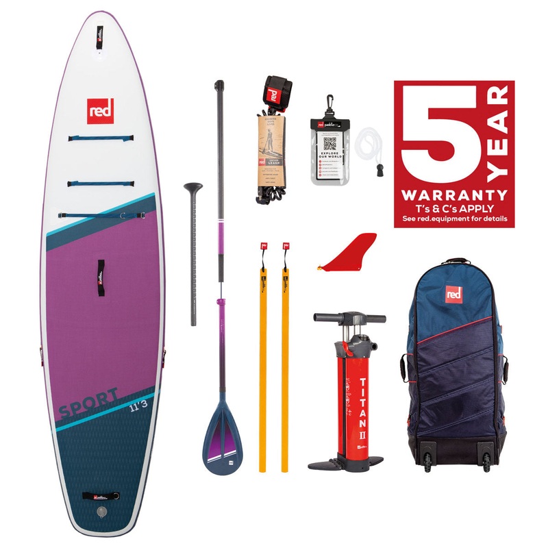 Red Paddle Co. 11'3 Sport Package Purple 2022 - FREE Shipping