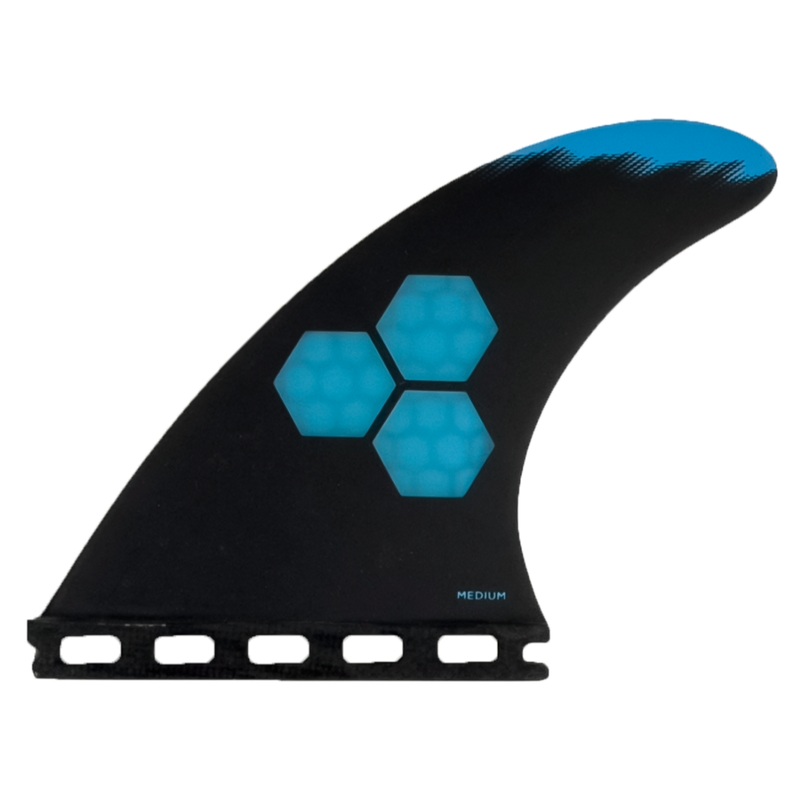 Futures 5 FIN - Channel Islands Fin Set TECH 1, 1 TAB, Blue Medium