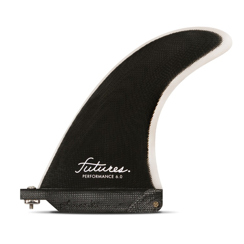 FUTURES - SINGLE - Performance 6.0 PG Fibreglass - Black/Grey