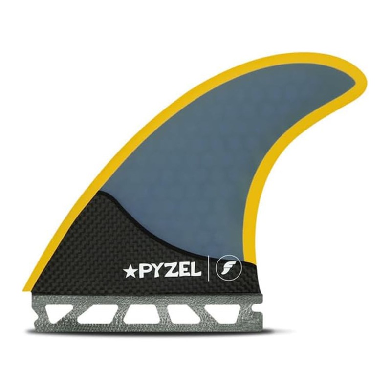 Futures - THRUSTER - Pyzel Honeycomb/Carbon Blue/Yellow Large