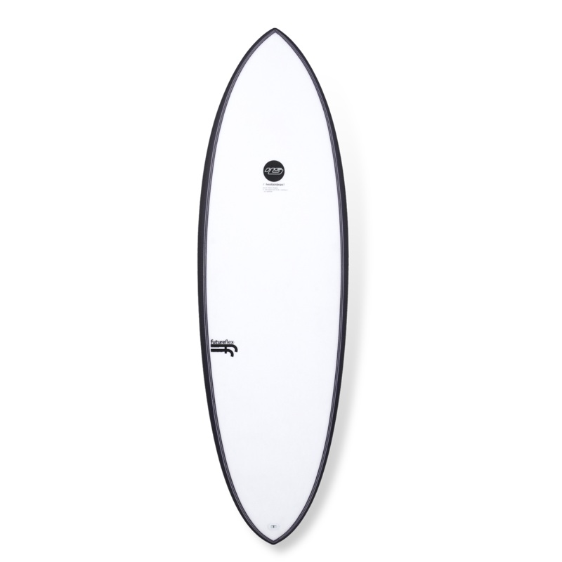 Haydenshapes Hypto Krypto 5'10 FF - 5 FUT - clear tint
