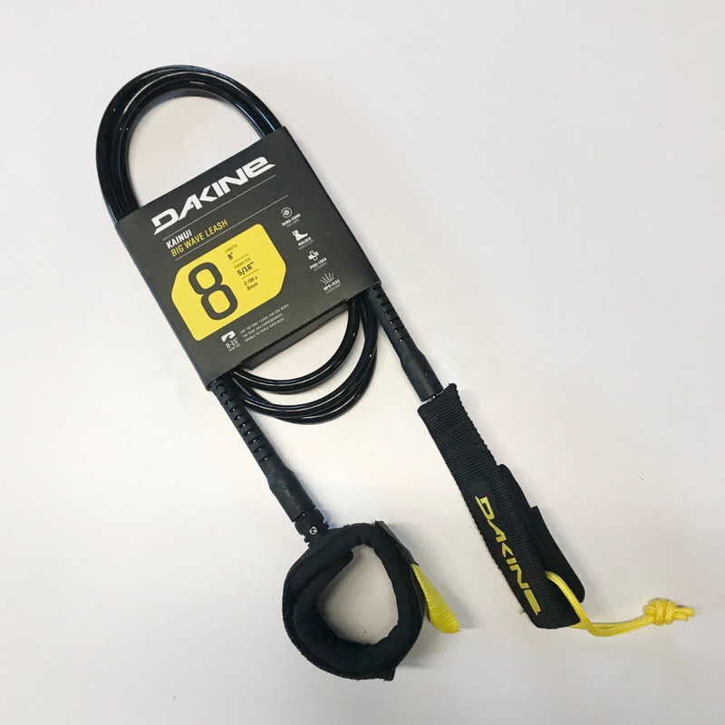 Leashes - Dakine - Kainui  8'X 5/16" Big Wave Leash - Black