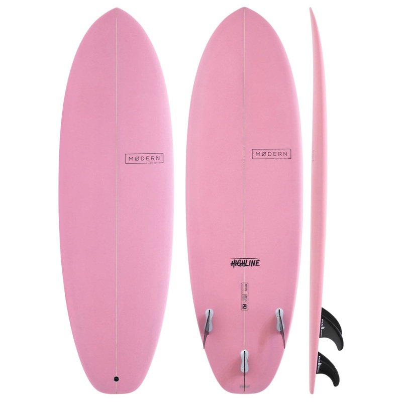Modern Highline 6'2 PU  Candy Pink
