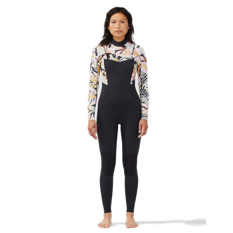4/3mm Womens Billabong Salty Dayz Chest Zip - Paradise Black