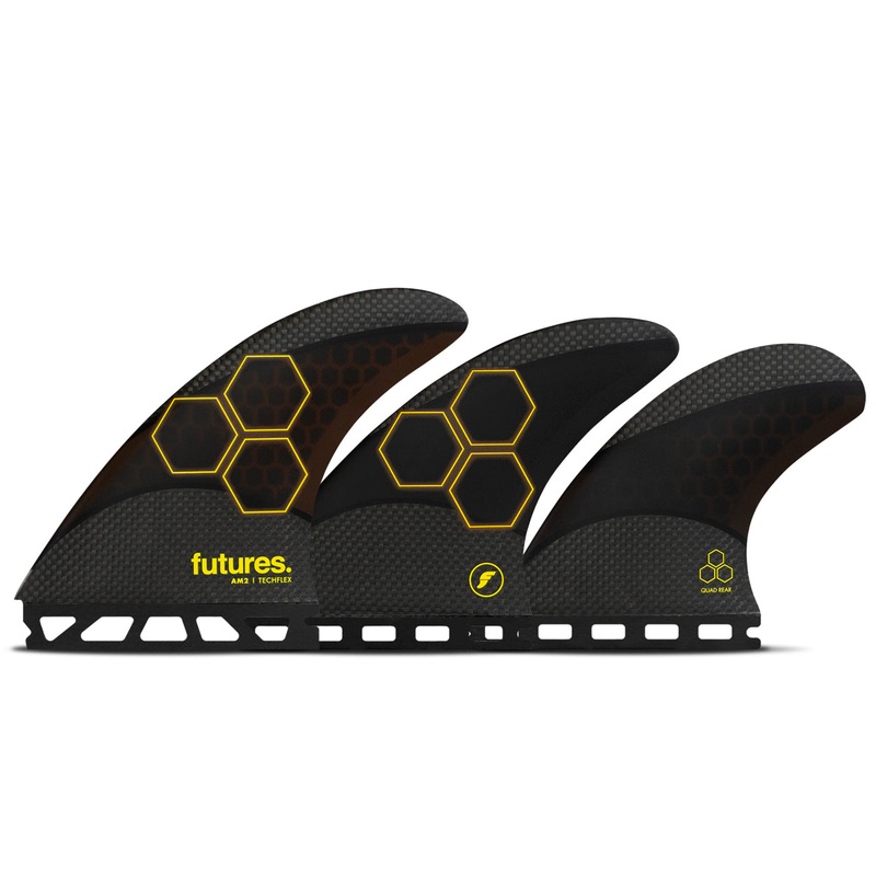 Futures - 5 FIN - AM2 Techflex 5-Fin - Black/Orange