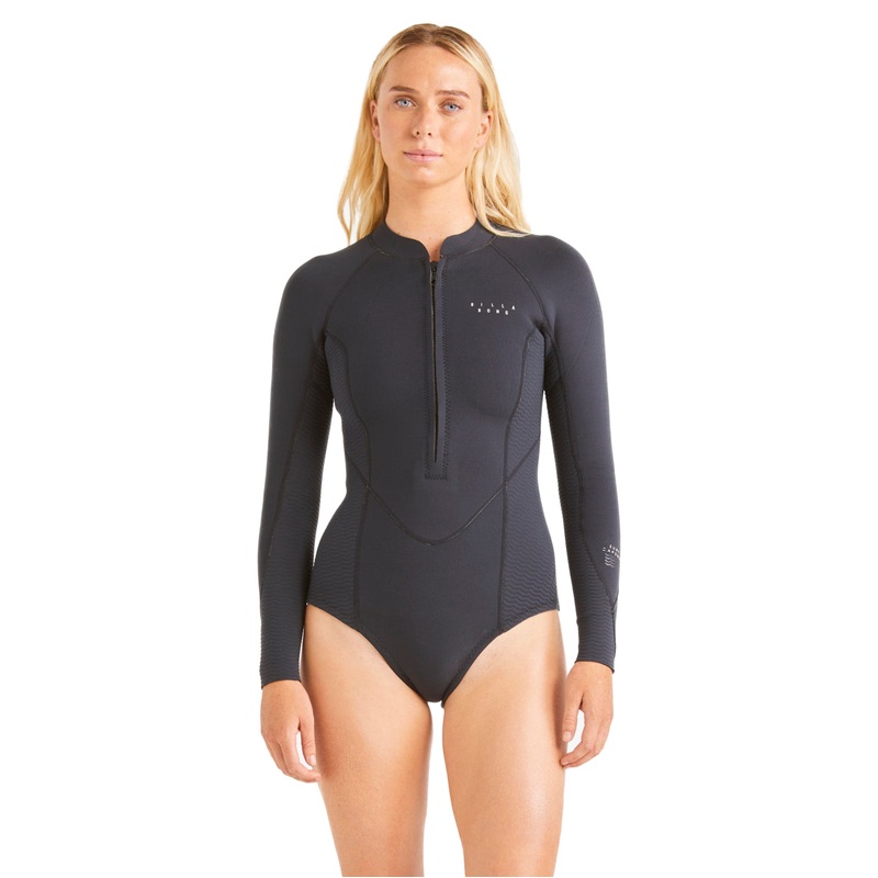 2/2mm Womens Billabong Salty Daze L/S Spring Black