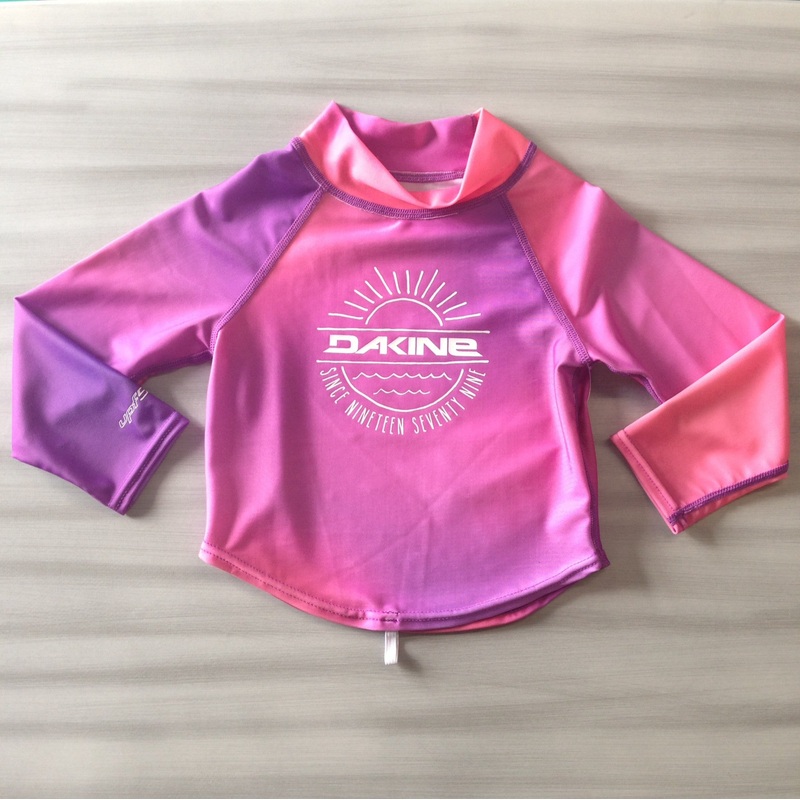 Dakine Toddler Rashies: Dakine Girls L/S Pink Sunset