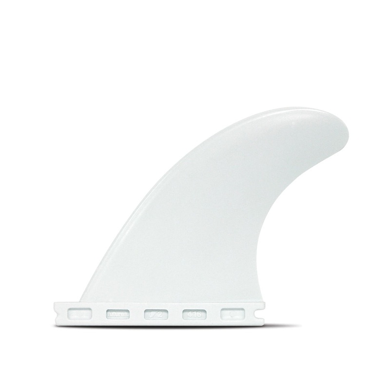 Futures QUAD REAR - QF2 4.15" - White Thermotech - Flat Foil - Large