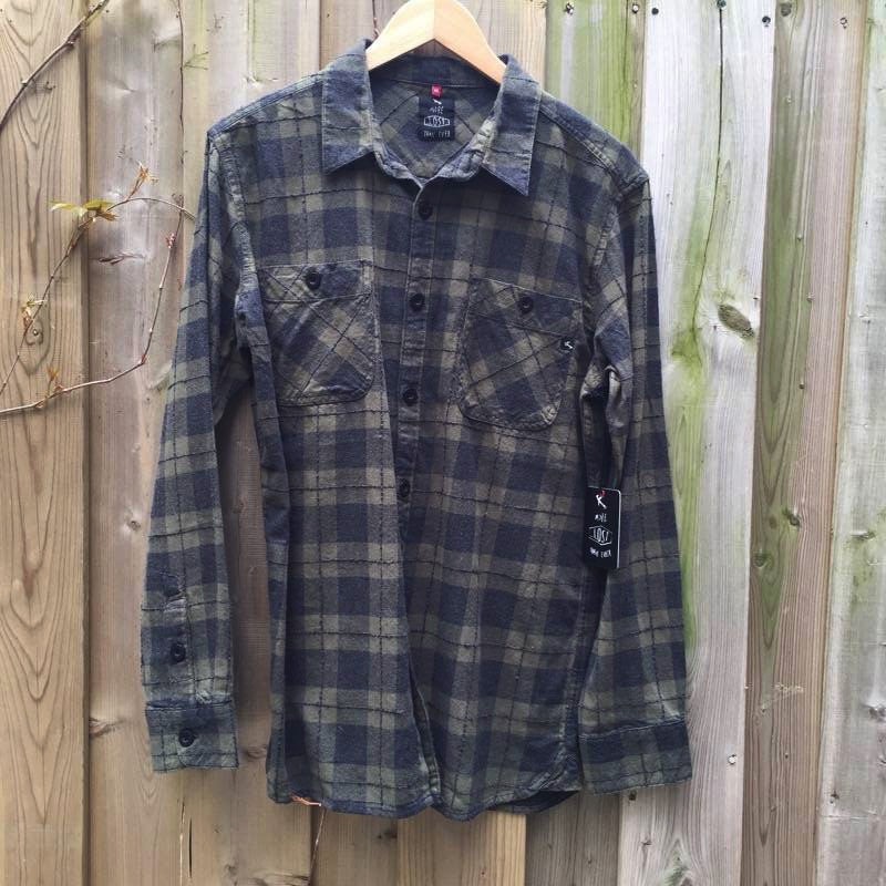 SHIRT - Mens Lost Scuffed Long Sleeve Shirt - DRB