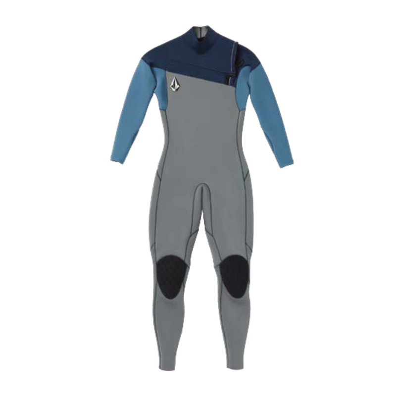 3/2 mm Men's Volcom Chest Zip Fullsuit - Blue