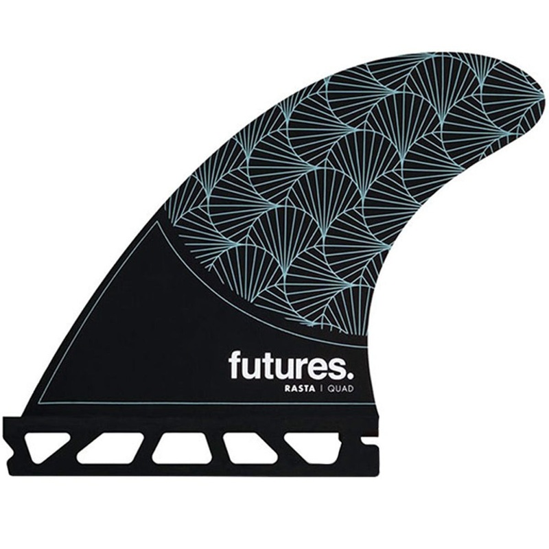 Futures QUAD - Rasta Quad HC - Black/Teal