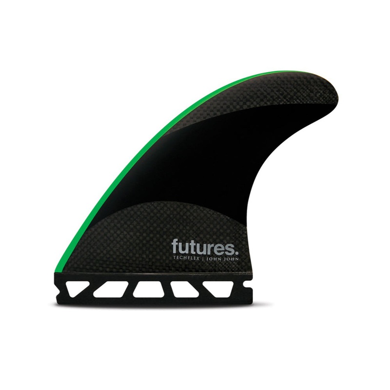 Futures - THRUSTER - John John Techflex (Medium) - Black/Neon Green