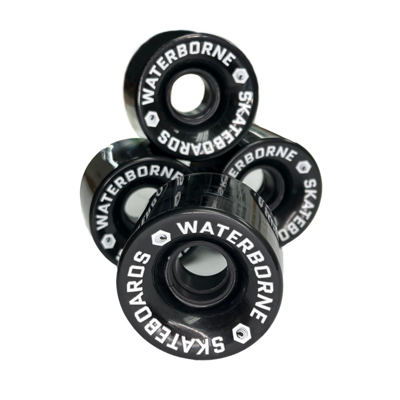 WATERBORNE SKATEBOARDS - Super Carve Black 65mm Wheels